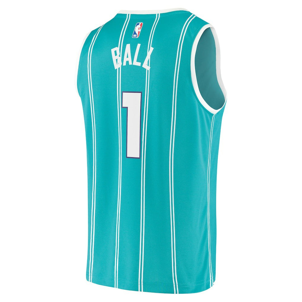 LaMelo Ball Charlotte Hornets Fast Break Replica Jersey Icon Edition Teal | Fanatics for sale