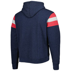 Atlanta Braves '47 Premier Nico Pullover Hoodie - Navy - 47 brand Lifestyle