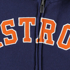 Houston Astros Youth Wordmark Full-Zip Fleece Hoodie - Navy - MLB Online