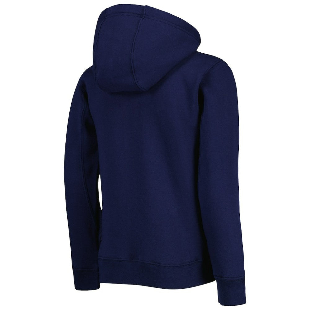 New York Yankees Youth Wordmark Full-Zip Fleece Hoodie - Navy - MLB Discount