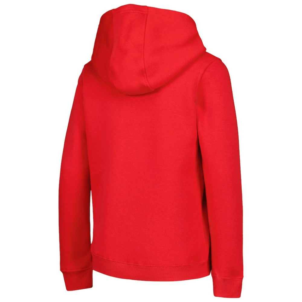 Los Angeles Angels Youth Team Primary Logo Pullover Hoodie - Red - MLB on Sale