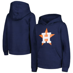 Houston Astros Youth Team Primary Logo Pullover Hoodie - Navy - MLB Sale