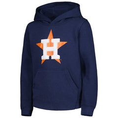 Houston Astros Youth Team Primary Logo Pullover Hoodie - Navy - MLB Sale