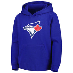 Toronto Blue Jays Youth Team Primary Logo Pullover Hoodie - Royal - MLB Discount