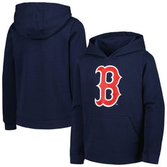 Boston Red Sox Youth Team Primary Logo Pullover Hoodie - Navy - MLB Sale