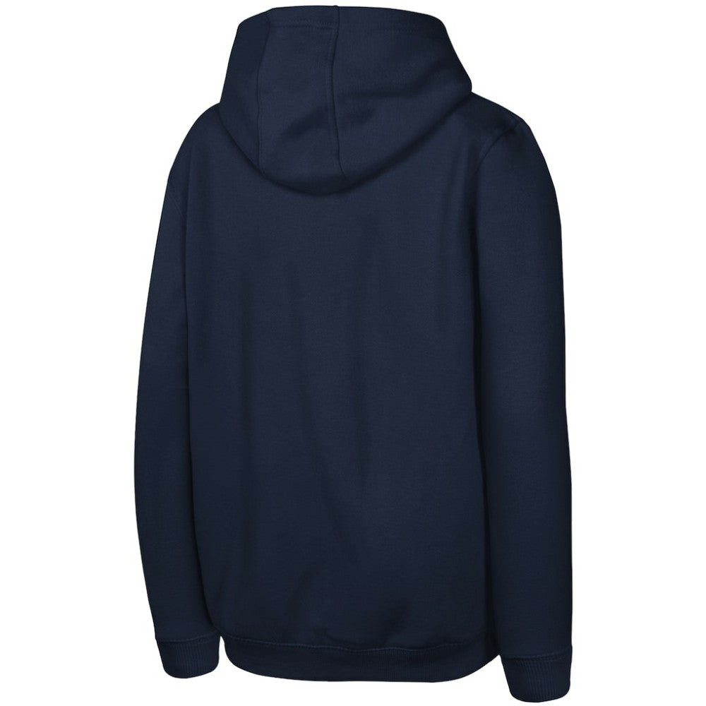 Detroit Tigers Youth Team Primary Logo Pullover Hoodie - Navy - MLB Lifestyle