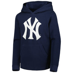 New York Yankees Youth Team Primary Logo Pullover Hoodie - Navy - MLB Online