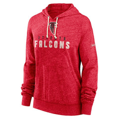 Nike Atlanta Falcons Women's Rewind Gym Vintage Lightweight Pullover Hoodie Red