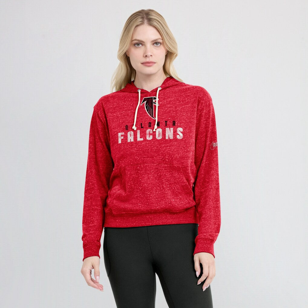 Nike Atlanta Falcons Women's Rewind Gym Vintage Lightweight Pullover Hoodie Red