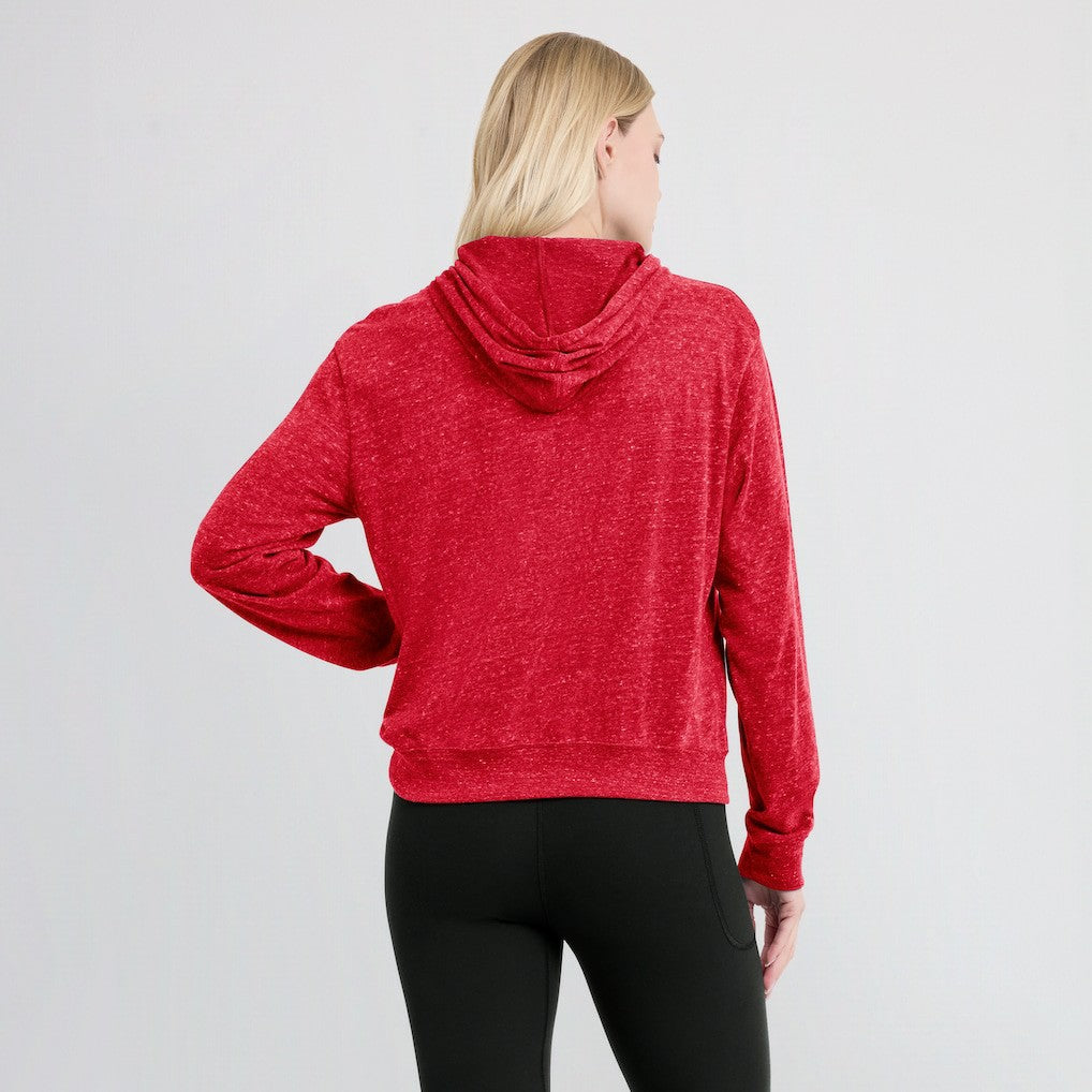 Nike Atlanta Falcons Women's Rewind Gym Vintage Lightweight Pullover Hoodie Red