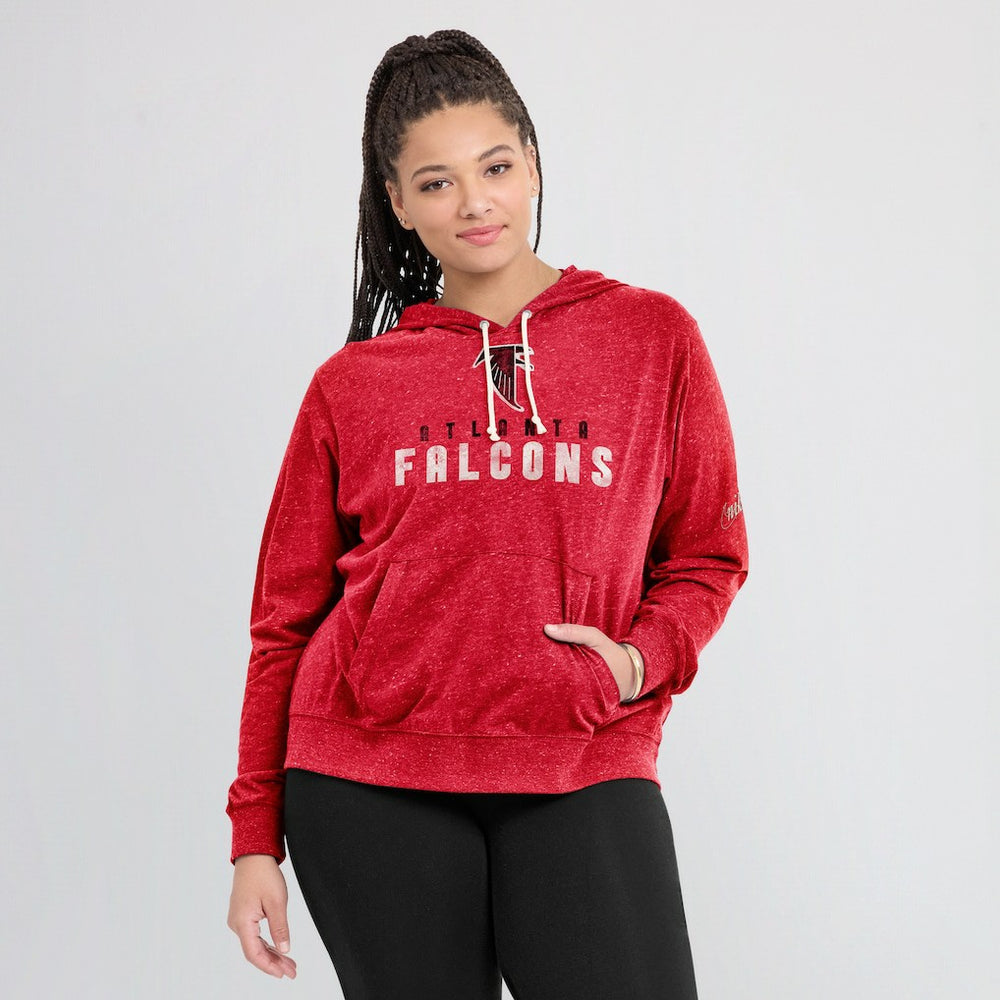Nike Atlanta Falcons Women's Rewind Gym Vintage Lightweight Pullover Hoodie Red