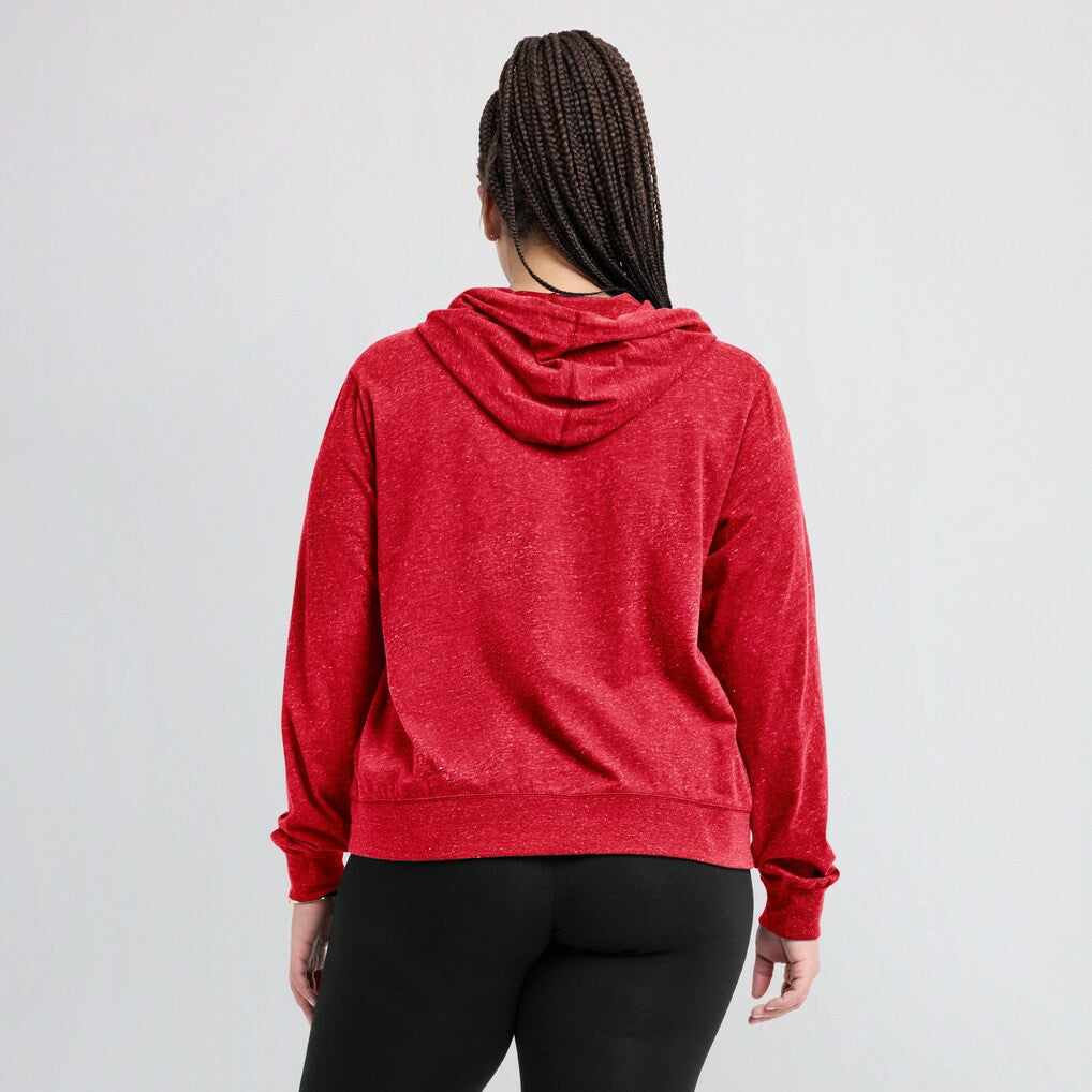 Nike Atlanta Falcons Women's Rewind Gym Vintage Lightweight Pullover Hoodie Red