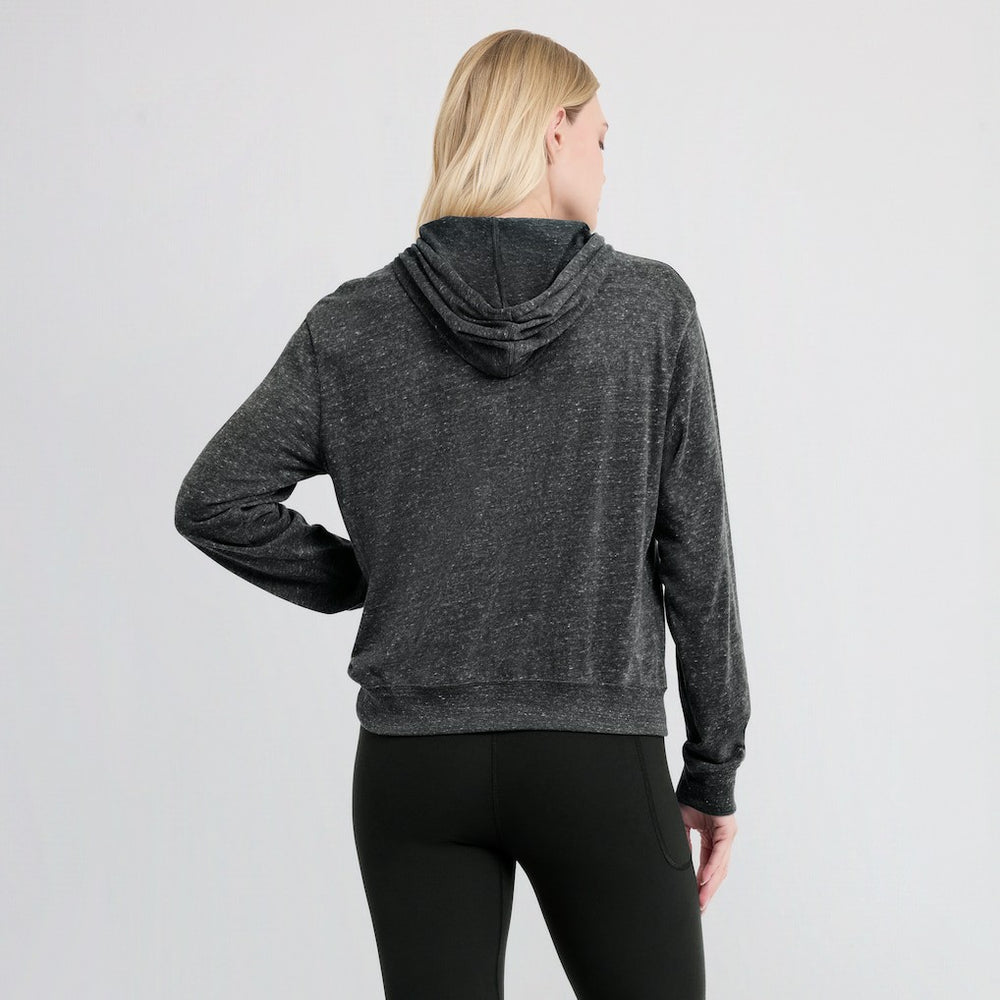 Nike New Orleans Saints Women's Rewind Gym Vintage Lightweight Pullover Hoodie Black