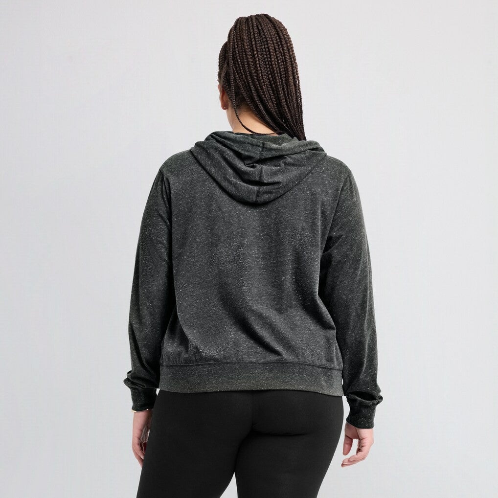Nike New Orleans Saints Women's Rewind Gym Vintage Lightweight Pullover Hoodie Black
