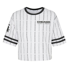 Chicago White Sox Girls Youth Ball Striped T-Shirt - White - MLB Sale