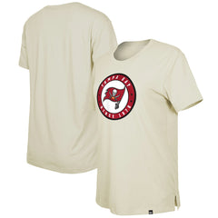 Tampa Bay Buccaneers New Era Women's 2023 NFL Draft T-Shirt Cream
