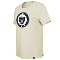 Las Vegas Raiders New Era Women's 2023 NFL Draft T-Shirt Cream