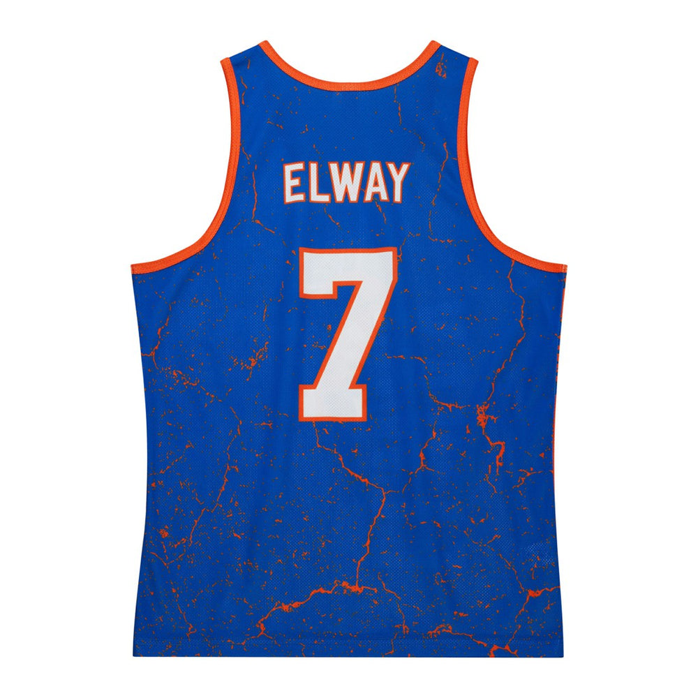 Mitchell & Ness John Elway Denver Broncos 1994 Player Burst Tank Top Royal