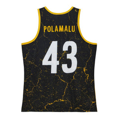 Mitchell & Ness Troy Polamalu Pittsburgh Steelers 2007 Player Burst Tank Top Black