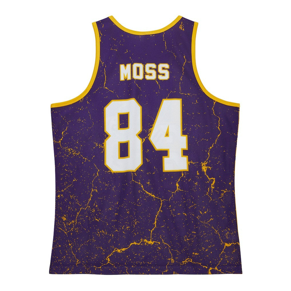 Mitchell & Ness Randy Moss Minnesota Vikings 1998 Player Burst Tank Top Purple