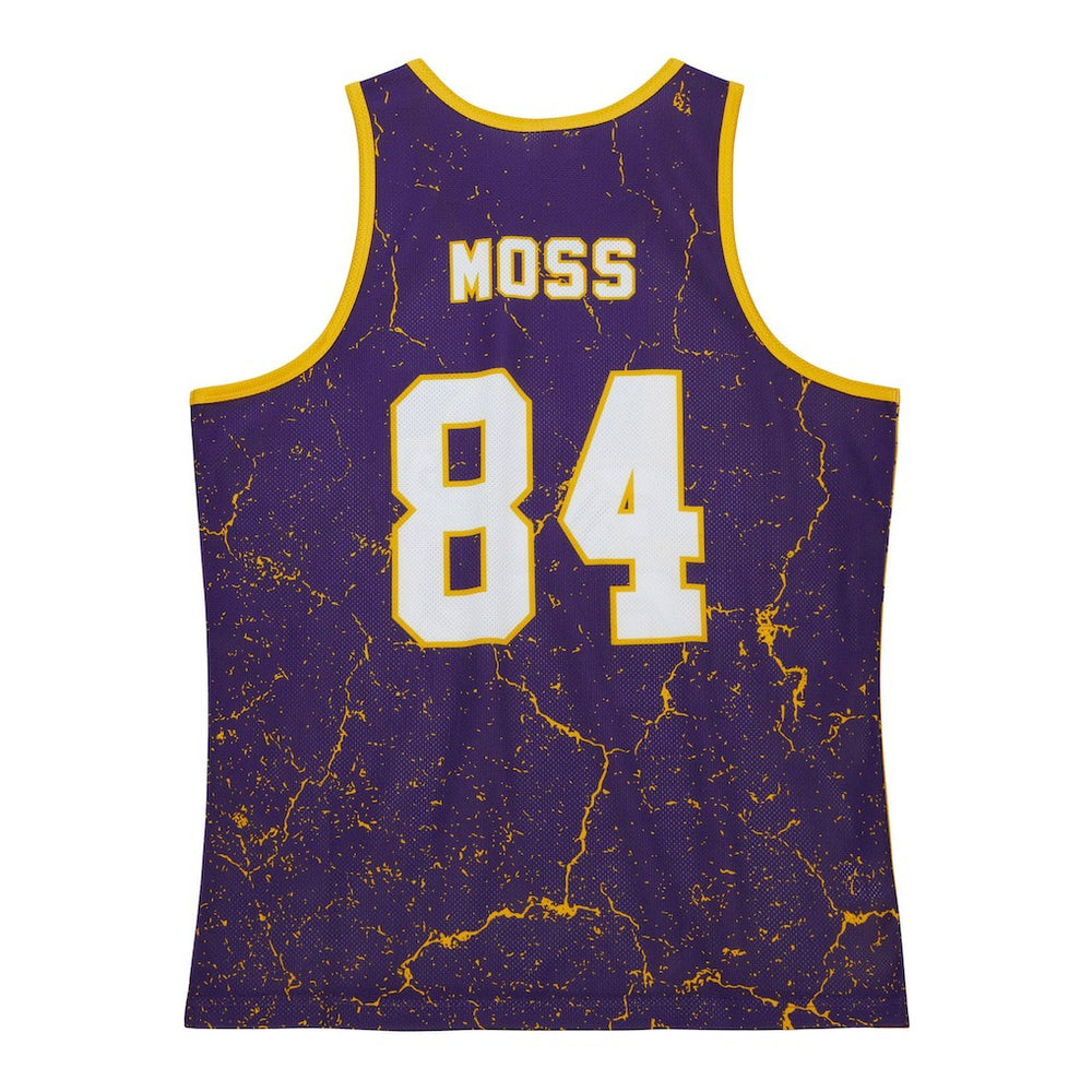 Mitchell & Ness Randy Moss Minnesota Vikings 1998 Player Burst Tank Top Purple