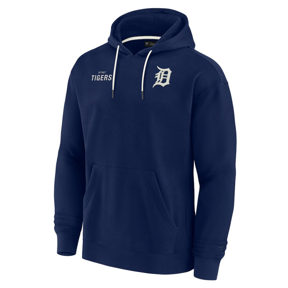 Detroit Tigers Fanatics Unisex Elements Super Soft Fleece Pullover Hoodie - Navy - Fanatics Sale