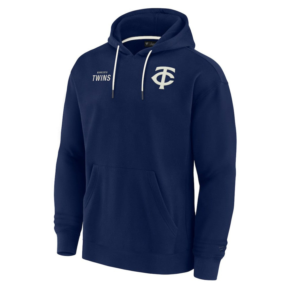 Minnesota Twins Fanatics Unisex Elements Super Soft Fleece Pullover Hoodie - Navy - Fanatics on Sale