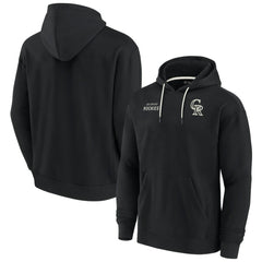 Colorado Rockies Fanatics Unisex Elements Super Soft Fleece Pullover Hoodie - Black - Fanatics Online