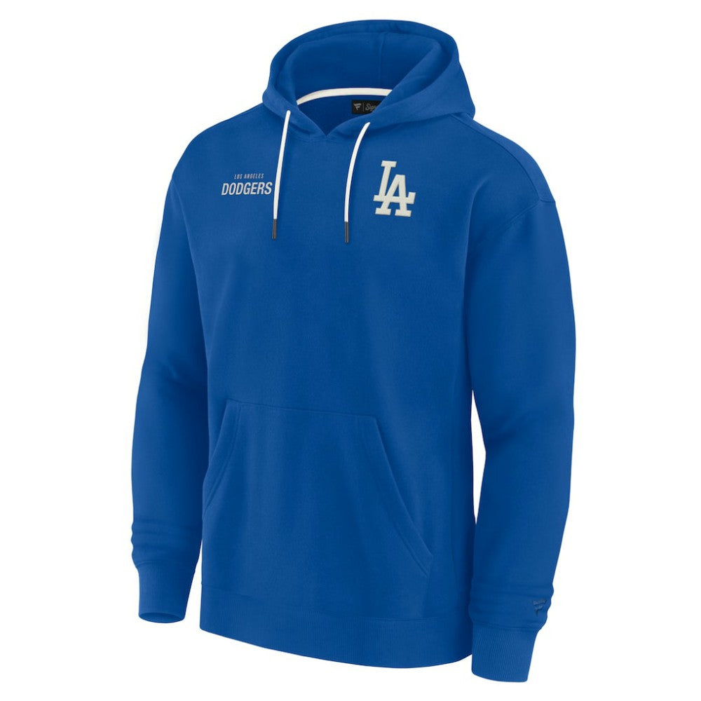 Los Angeles Dodgers Fanatics Unisex Elements Super Soft Fleece Pullover Hoodie - Royal - Fanatics Sale