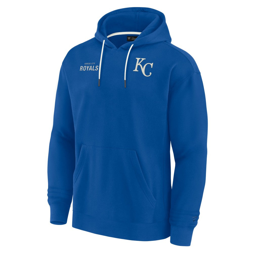 Kansas City Royals Fanatics Unisex Elements Super Soft Fleece Pullover Hoodie - Royal - Fanatics Lifestyle