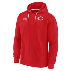 Cincinnati Reds Fanatics Unisex Elements Super Soft Fleece Pullover Hoodie - Red - Fanatics Lifestyle