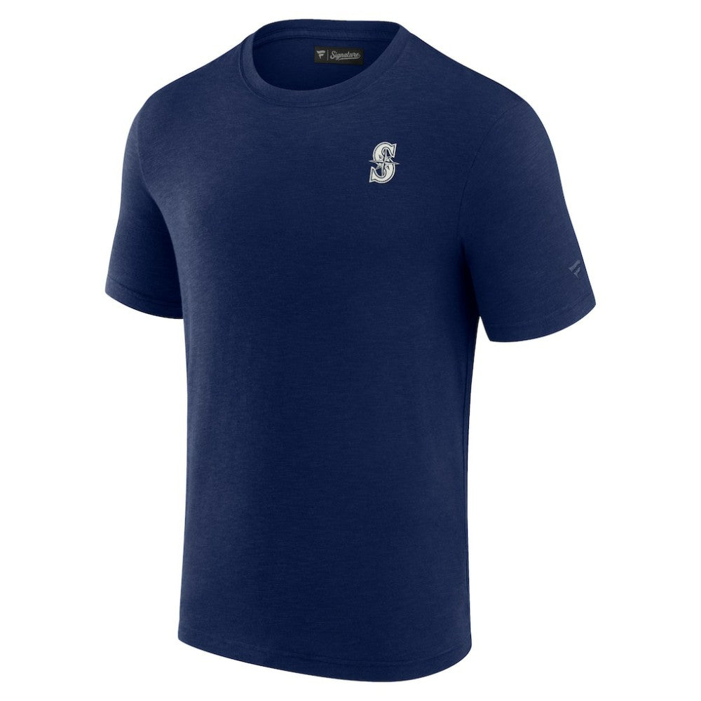 Seattle Mariners Fanatics Modal Short Sleeve T-Shirt - Navy - Fanatics Discount