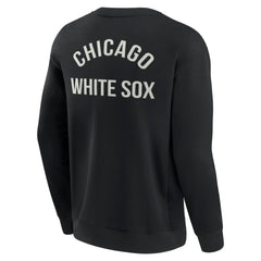 Chicago White Sox Fanatics Unisex Super Soft Pullover Crew Sweatshirt - Black - Fanatics Online