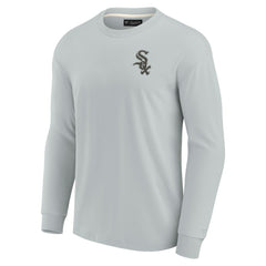 Chicago White Sox Fanatics Unisex Elements Super Soft Long Sleeve T-Shirt - Gray - Fanatics Sale