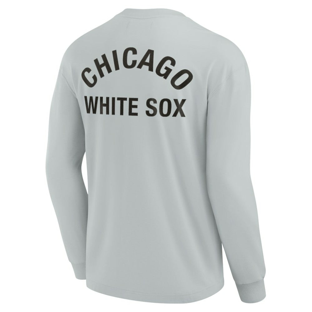 Chicago White Sox Fanatics Unisex Elements Super Soft Long Sleeve T-Shirt - Gray - Fanatics Sale