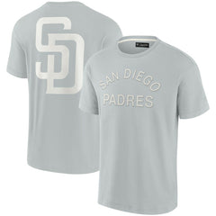 San Diego Padres Fanatics Unisex Elements Super Soft Short Sleeve T-Shirt - Gray - Fanatics Lifestyle