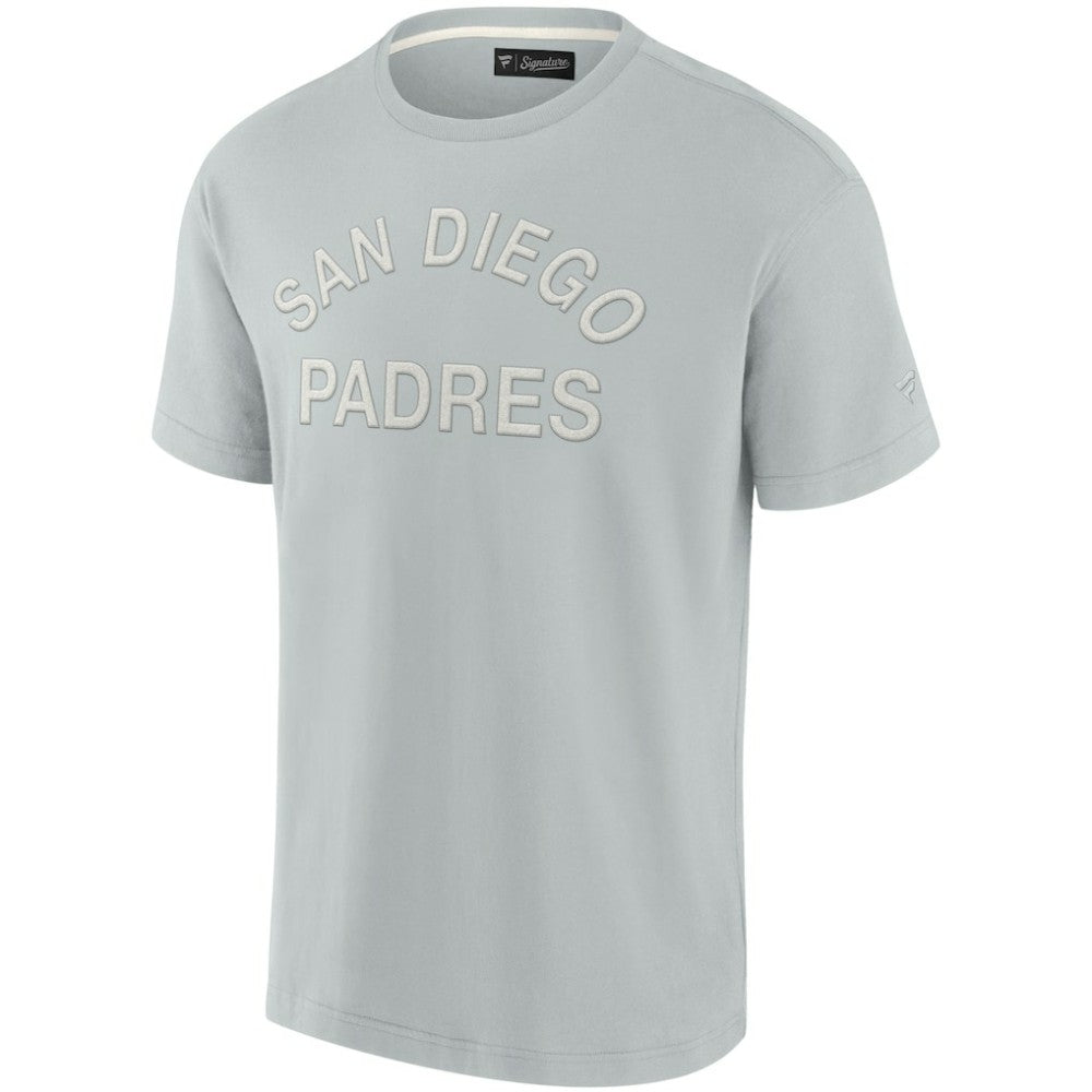 San Diego Padres Fanatics Unisex Elements Super Soft Short Sleeve T-Shirt - Gray - Fanatics Lifestyle