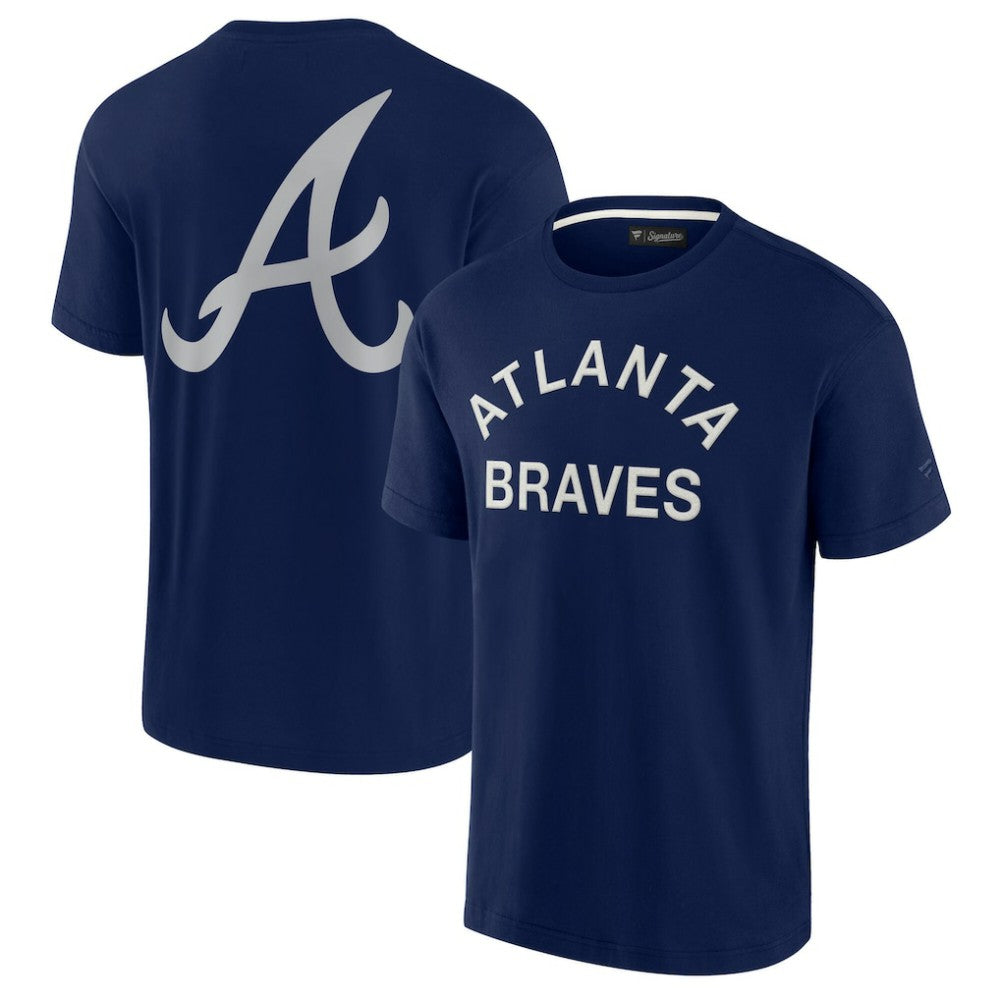 Atlanta Braves Fanatics Unisex Elements Super Soft Short Sleeve T-Shirt - Navy - Fanatics Online