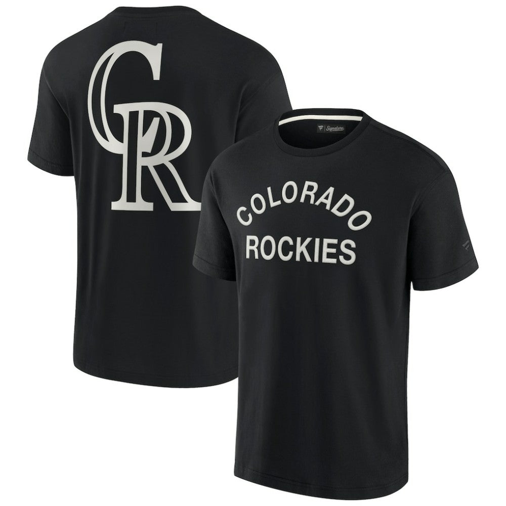 Colorado Rockies Fanatics Unisex Elements Super Soft Short Sleeve T-Shirt - Black - Fanatics on Sale