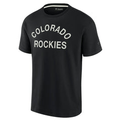 Colorado Rockies Fanatics Unisex Elements Super Soft Short Sleeve T-Shirt - Black - Fanatics on Sale