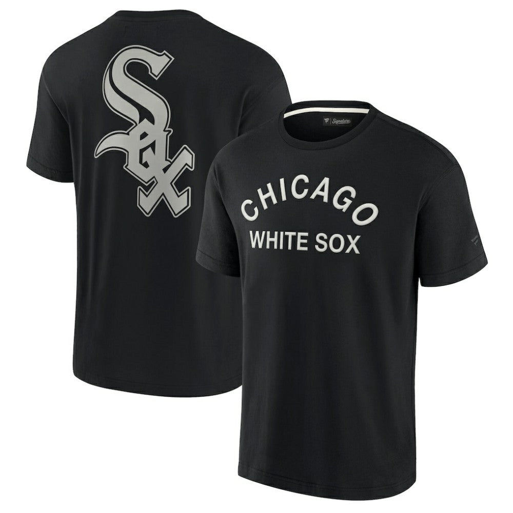 Chicago White Sox Fanatics Unisex Elements Super Soft Short Sleeve T-Shirt - Black - Fanatics Sale