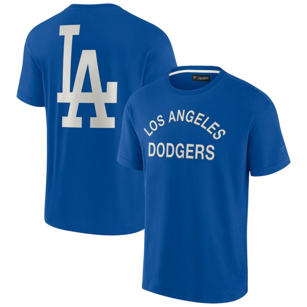 Los Angeles Dodgers Fanatics Unisex Elements Super Soft Short Sleeve T-Shirt - Royal - Fanatics Sale