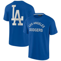 Los Angeles Dodgers Fanatics Unisex Elements Super Soft Short Sleeve T-Shirt - Royal - Fanatics Sale