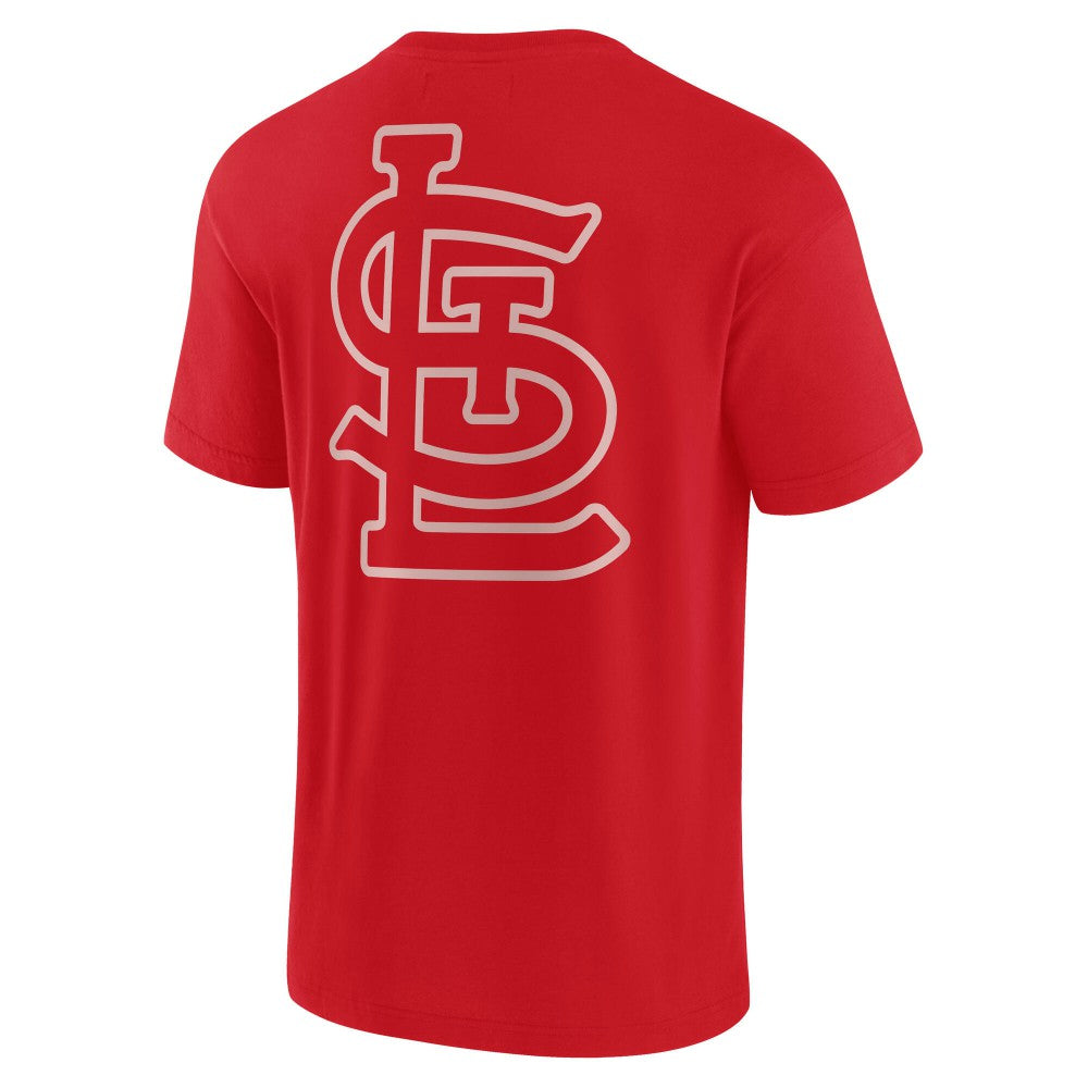 St. Louis Cardinals Fanatics Unisex Elements Super Soft Short Sleeve T-Shirt - Red - Fanatics Discount