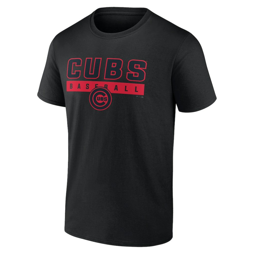 Chicago Cubs In The Mitt T-Shirt - Black - MLB Discount