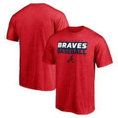 Atlanta Braves Gain Ground T-Shirt - Red - MLB on Sale