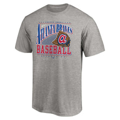 Atlanta Braves Cooperstown Collection Winning Time T-Shirt - Heather Gray - MLB Online