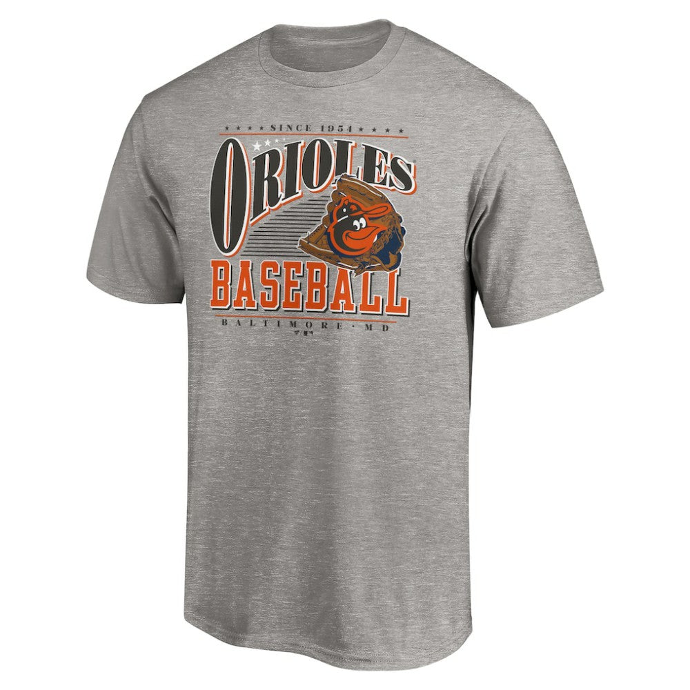 Baltimore Orioles Cooperstown Collection Winning Time T-Shirt - Heather Gray - MLB on Sale