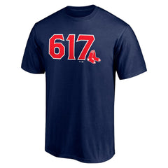 Boston Red Sox Long Ball 617 T-Shirt - Navy - MLB on Sale