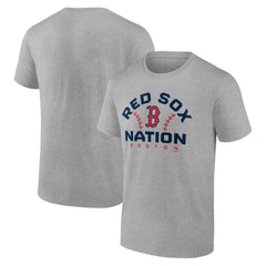 Boston Red Sox Team Go For Two T-Shirt - Heather Gray - MLB Lifestyle